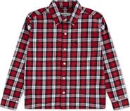 abercrombie kids Kids' Plaid Flannel Button-Up Shirt