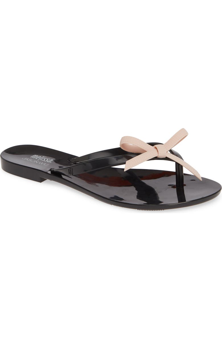 Melissa Harmonic Bow Jelly Flip Flop, Main, color,
