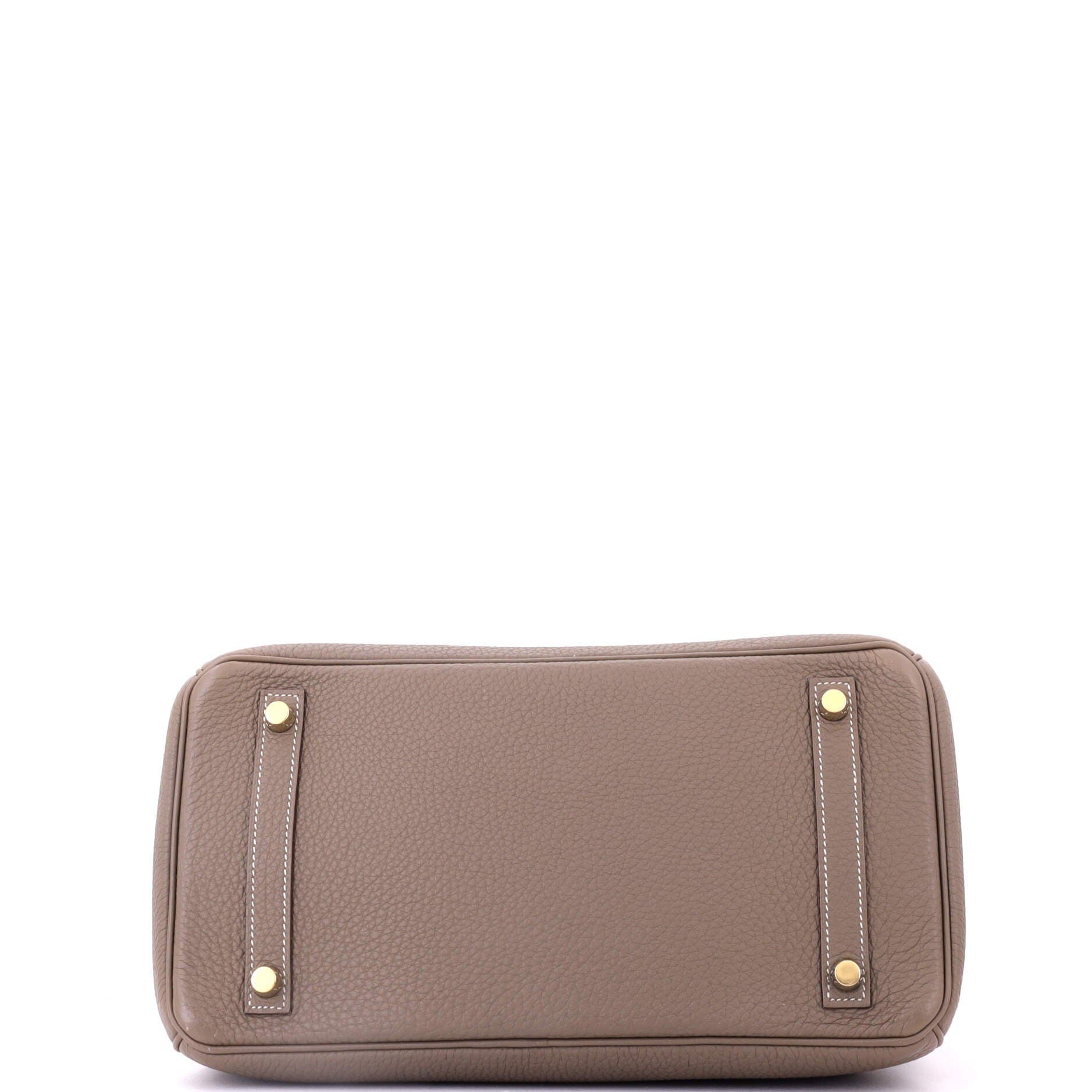 Pre-Owned Hermes Birkin Handbag Grey Togo with Gold Hardware 30, Alternate, color, 