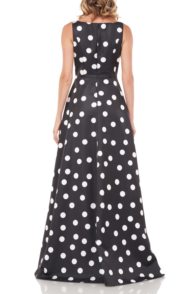 Kimberly Kay Polka Dot Jumpsuit, Alternate, color, BLACK/ WHITE