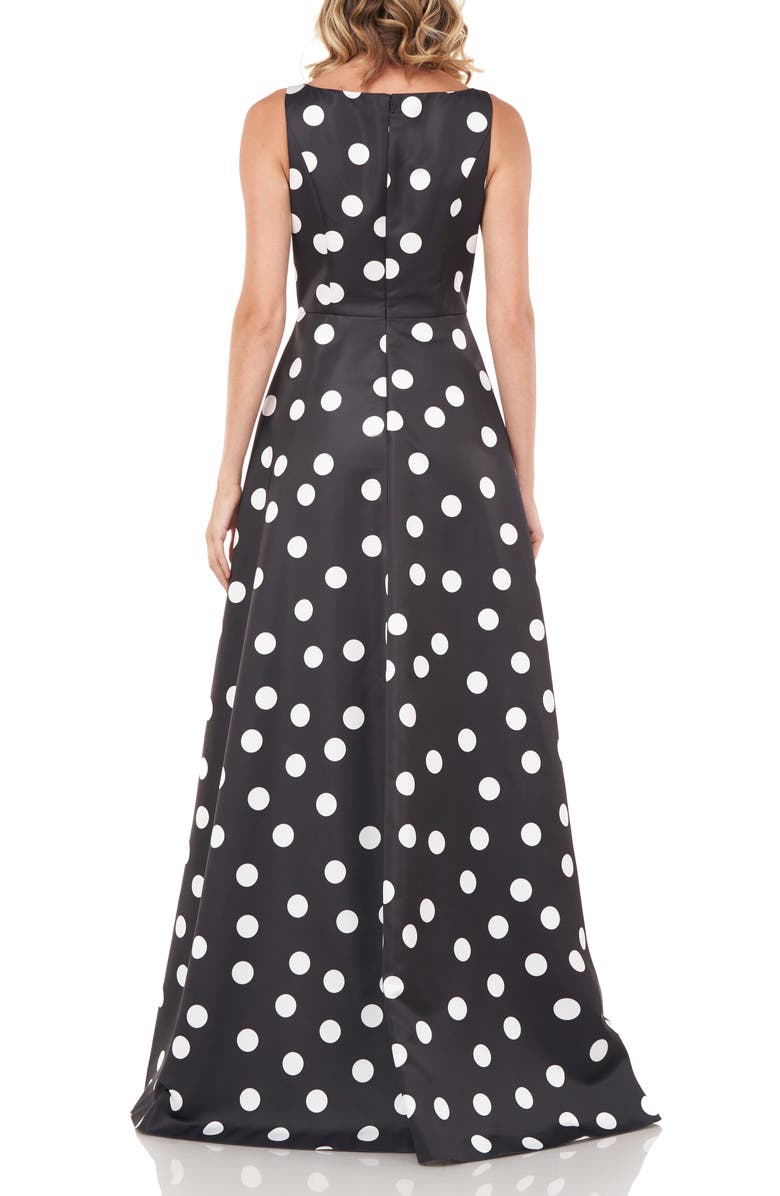 Kay Unger Kimberly Kay Polka Dot Jumpsuit, Alternate, color, 