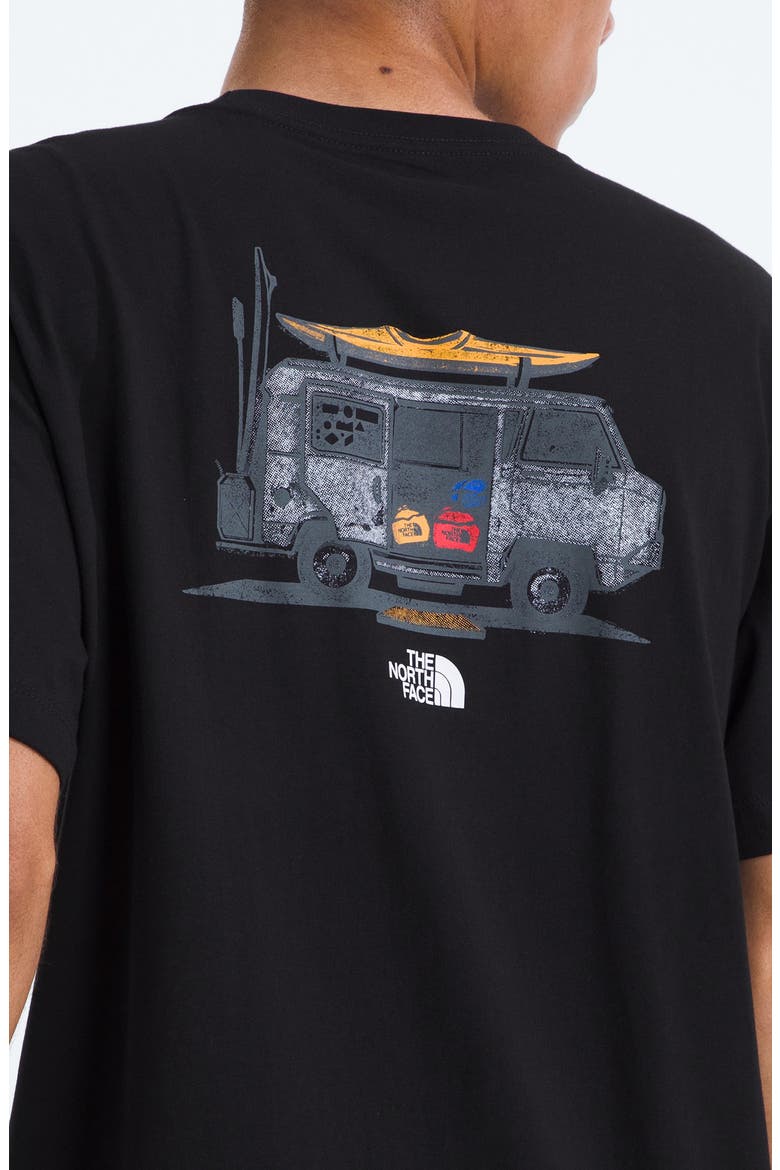 Evolution Van Life Cotton Graphic T-Shirt, Alternate, color, TNF BLACK