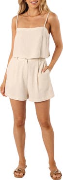 Petal & Pup Ryan Linen Camisole & Shorts Set