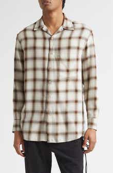 SONG FOR THE MUTE Oversize Plaid Button-Up Shirt