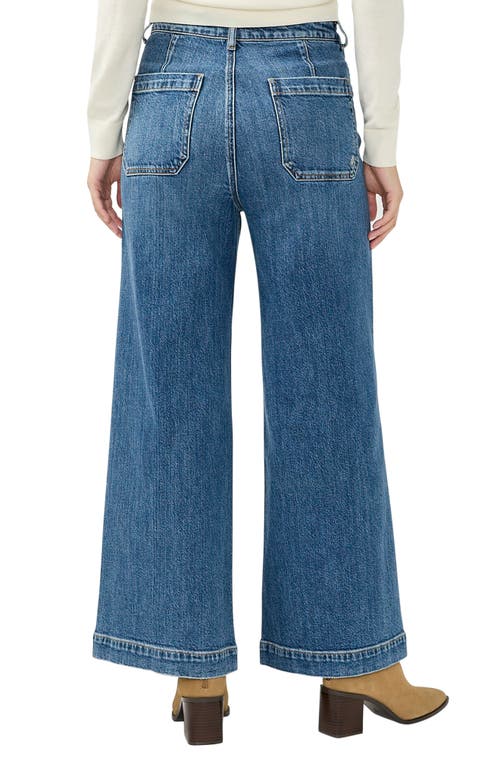 Shop Silver Jeans Co. Ankle Wide Leg Jeans In Indigo