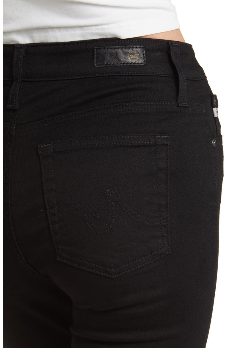 Farrah Raw Hem High Waist Ankle Bootcut Jeans, Alternate, color, 1 YEAR COVERT