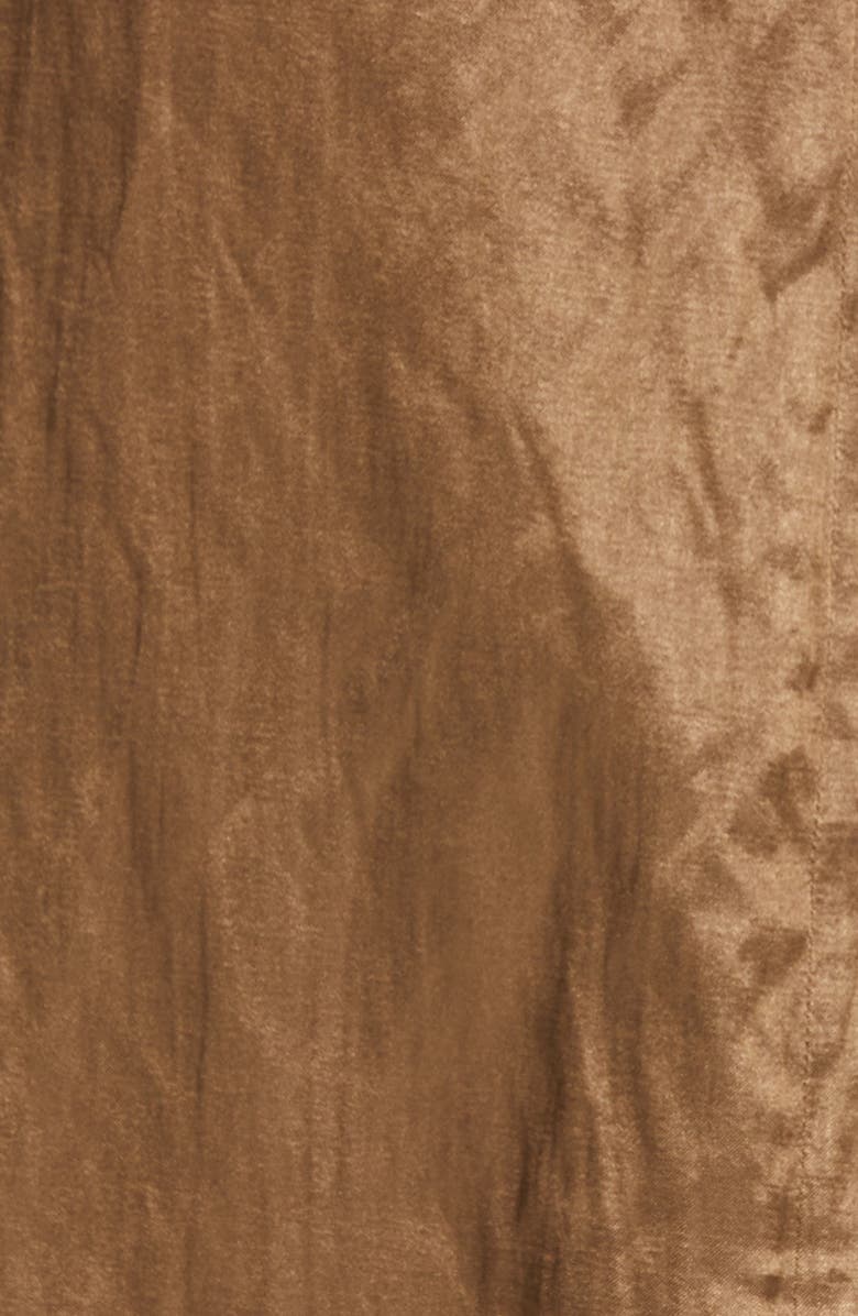 Vince Metallic Twist Front Cotton Blend Skirt, Alternate, color, Cottonwood