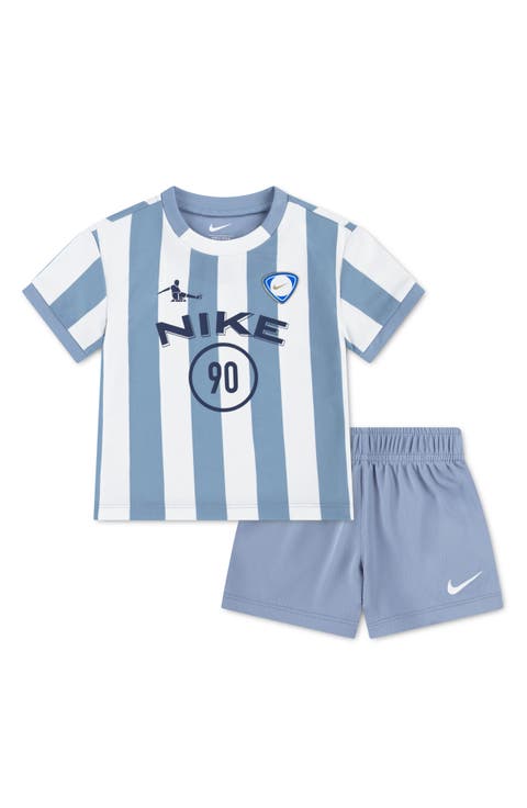 Dri-FIT Goal Mode Stripe T-Shirt & Mesh Shorts Set (Baby)