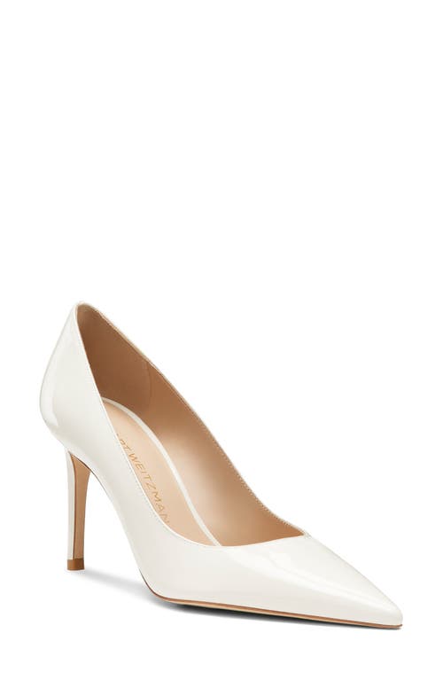 Stuart Weitzman Stuart Power 85 Pump In Cream