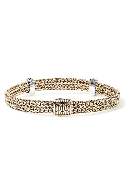 John Hardy Icon Link Diamond Station Bracelet In Gold
