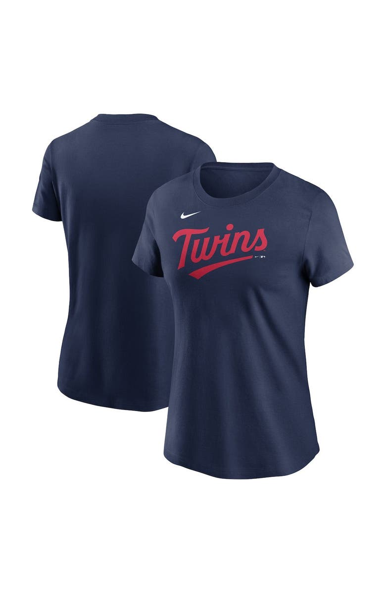 Nike Women's Nike Navy Minnesota Twins 2023 Wordmark T-Shirt, Main, color, 