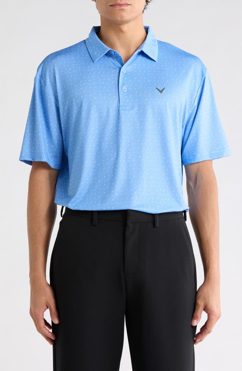 Callaway Polo Top, Main, color, Vista Blue