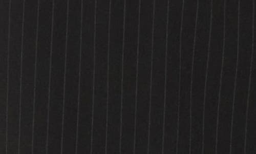 Shop Calvin Klein Modern Fit Pinstripe Pants In Black/cream