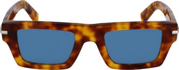 FERRAGAMO Prisma 50mm Rectangular Sunglasses | Nordstrom display picture 1