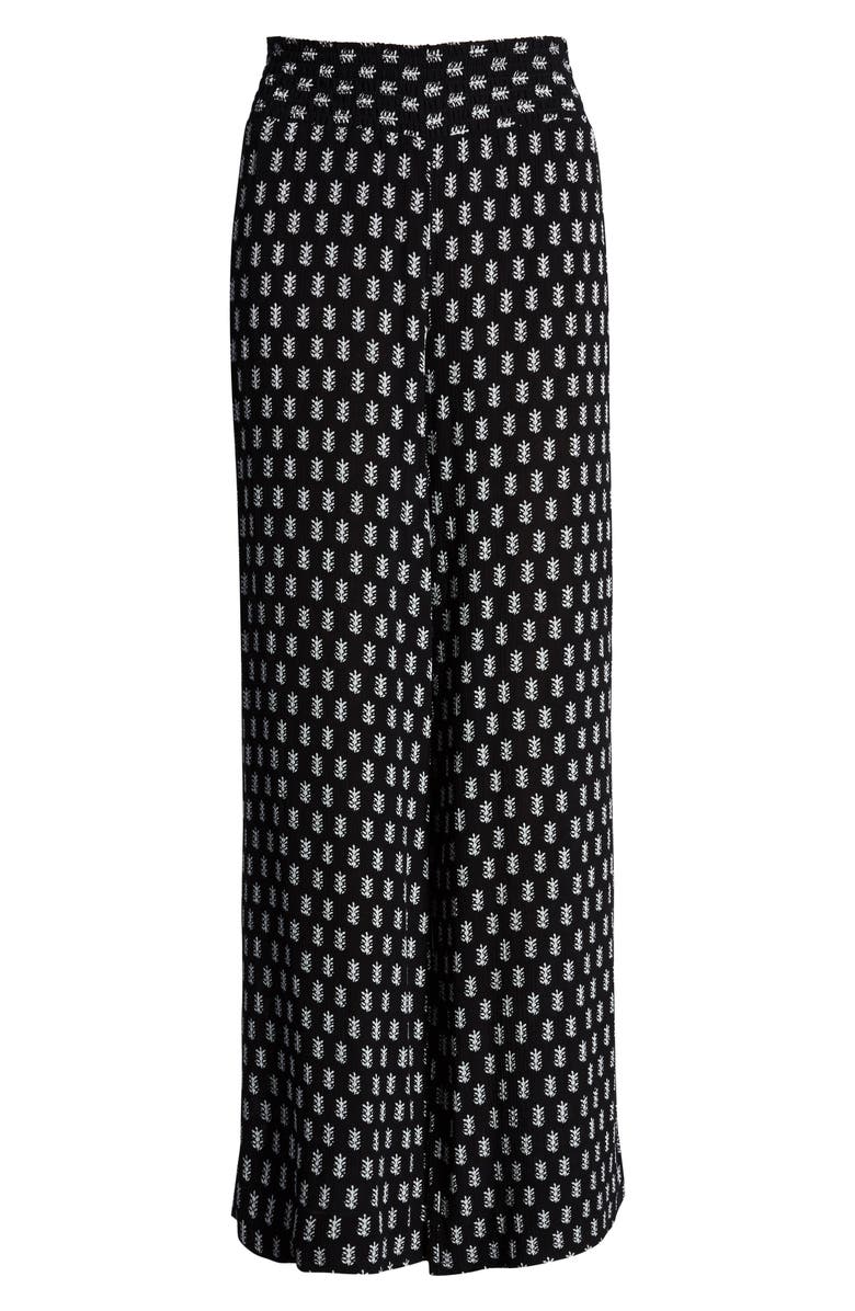 Tommy Bahama Delhi Ditsy Smock Waist Wide Leg Pants, Alternate, color,