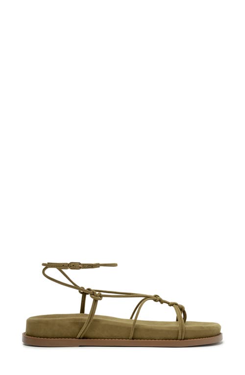 Shop Schutz Calabria Sporty Ankle Strap Sandal In Matcha