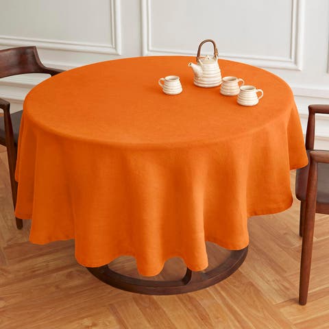 Linen Round Tablecloth - Sonoma