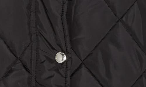 Sam Edelman Patch Pocket Quilted Jacket In Black