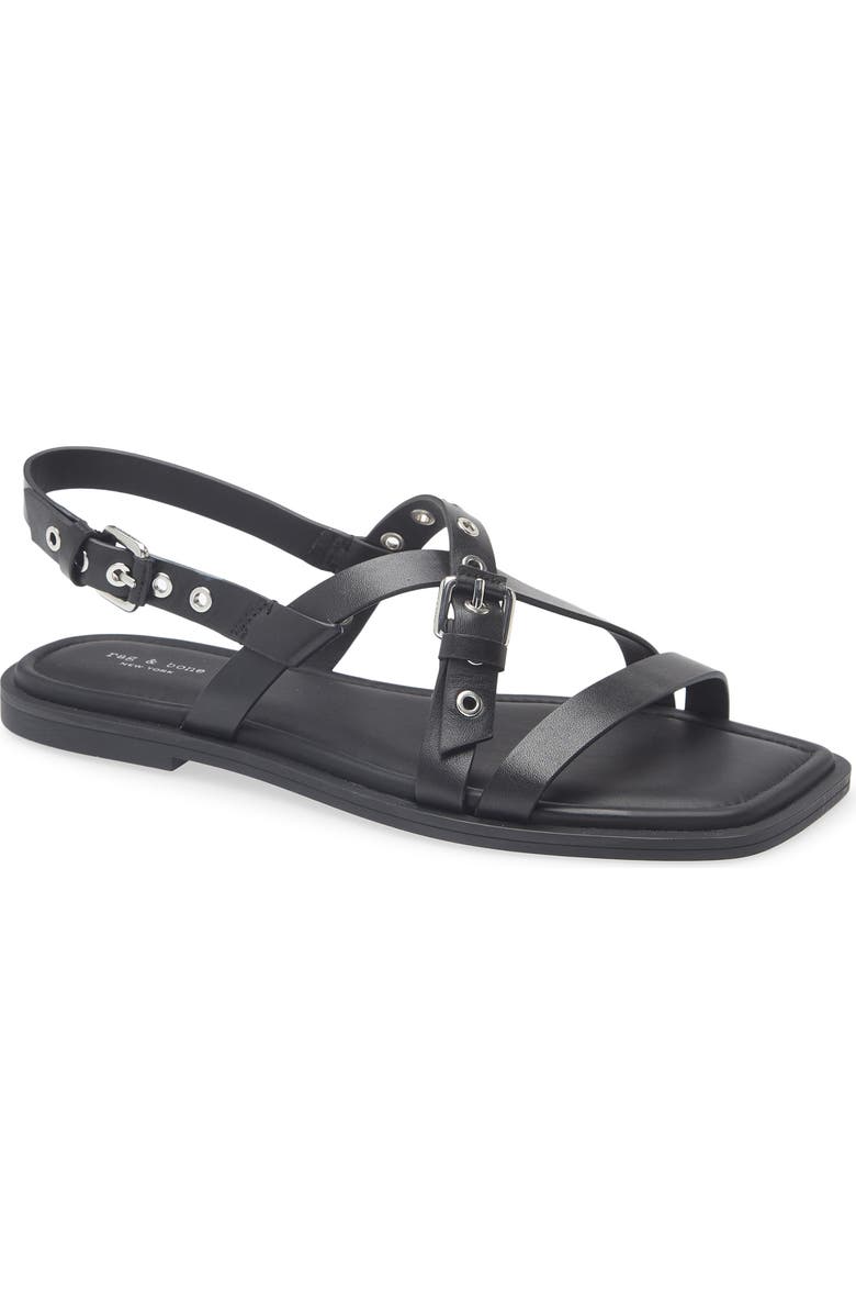rag & bone Harlow Slide Sandal, Main, color,