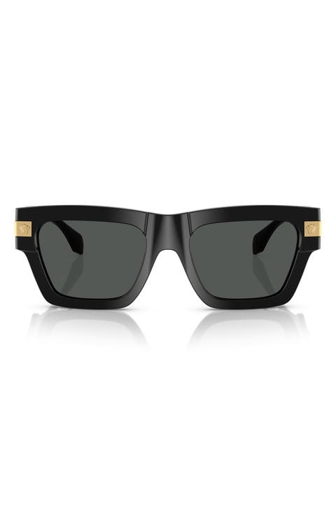 55mm Rectangular Sunglasses