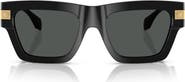 Versace 55mm Rectangular Sunglasses