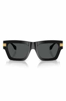 Versace 55mm Rectangular Sunglasses
