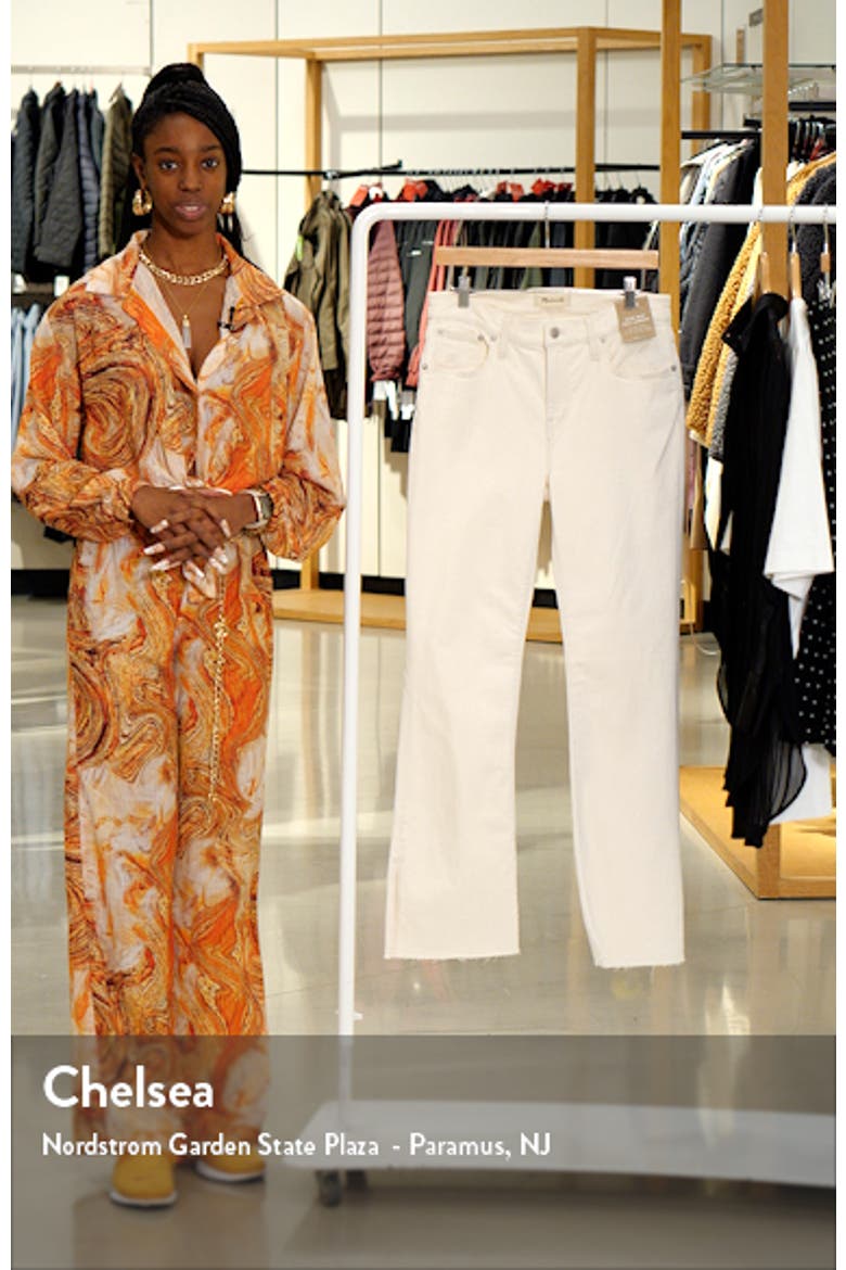 Kick Out Slit Raw Hem Full Length Jeans video