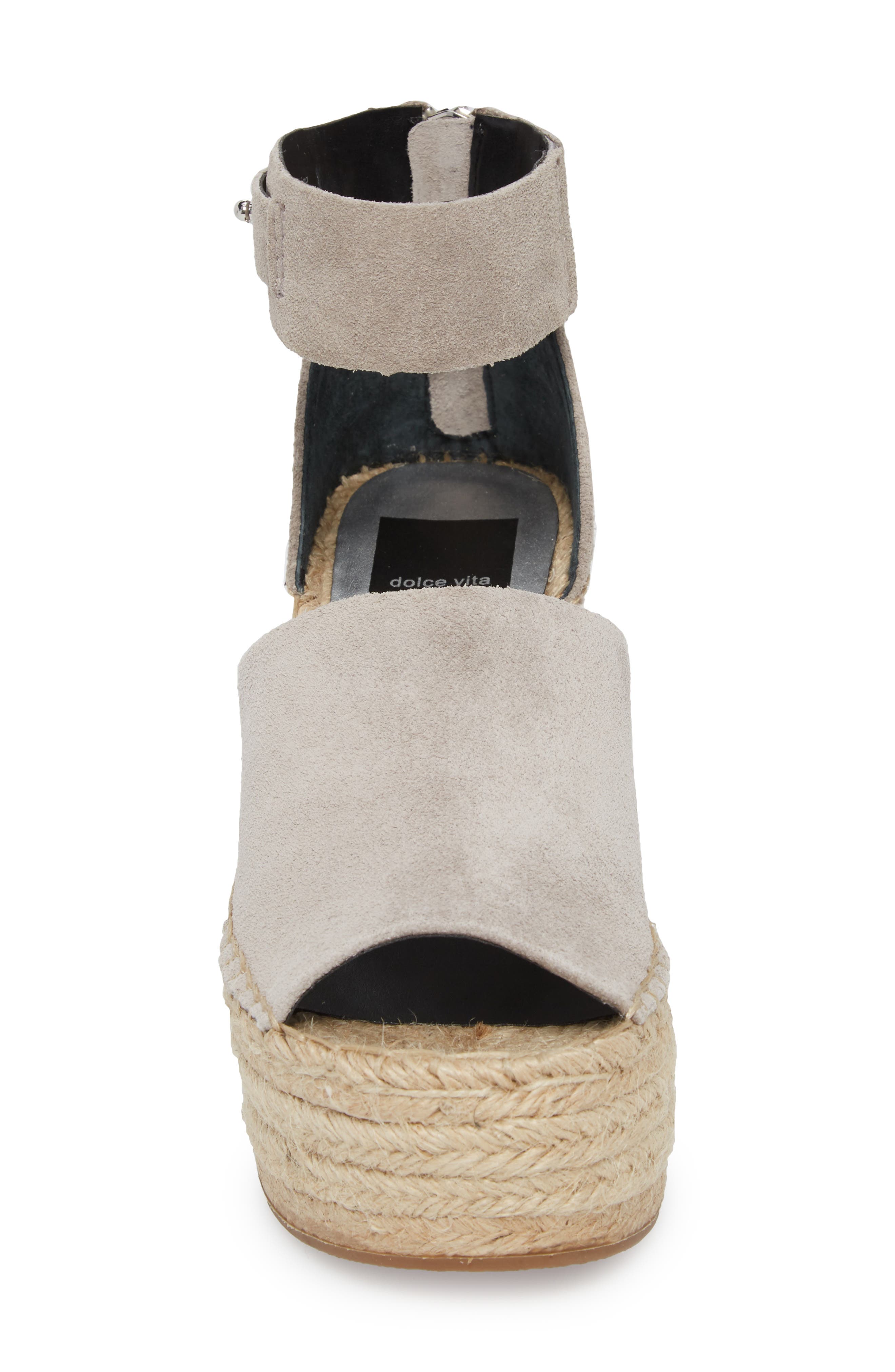 Dolce Vita Straw Wedge Espadrille Sandal, Alternate, color, 