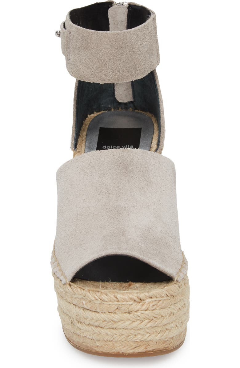 Dolce Vita Straw Wedge Espadrille Sandal, Alternate, color,
