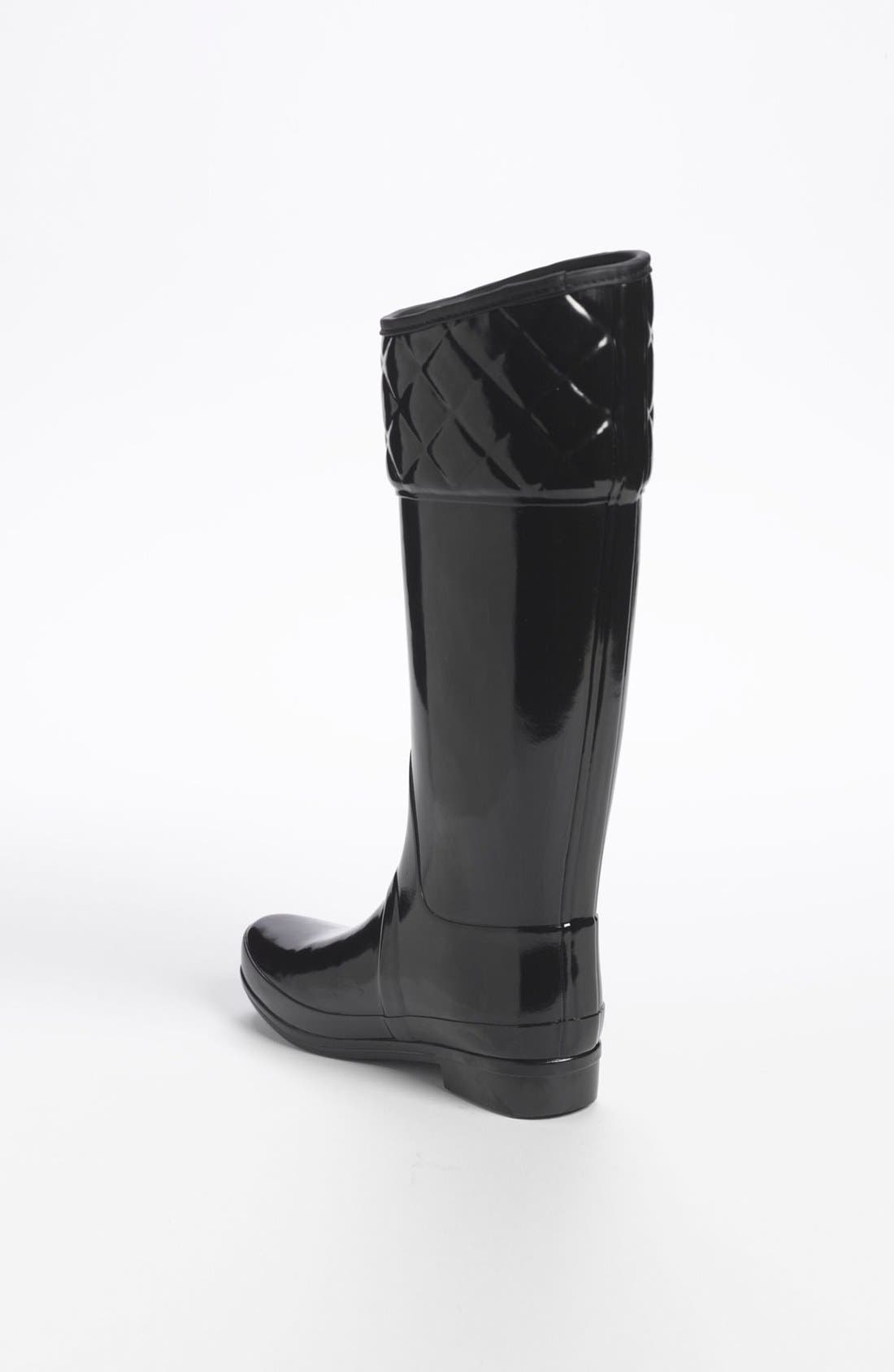 Hunter 'Rigley' Rain Boot, Alternate, color, 