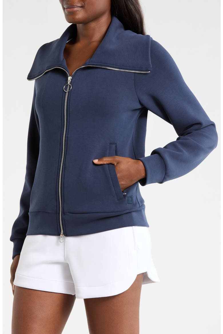 Dreamweave™ Oversize Zip Jacket, Alternate, color, NAVY BLAZER
