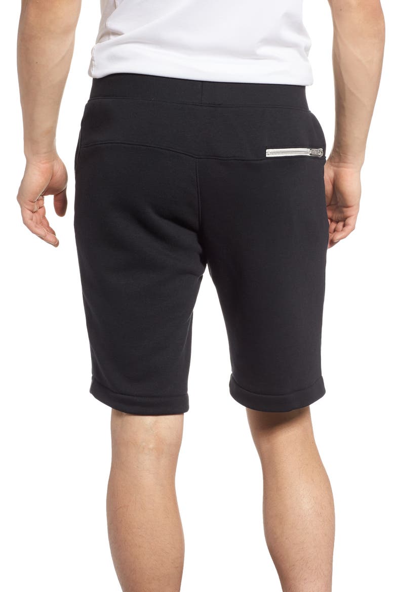 Heritage Knit Shorts, Alternate, color, BLACK/ SAIL