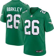 Nike Men's Nike Saquon Barkley  Kelly Green Philadelphia Eagles Alternate Game Jersey