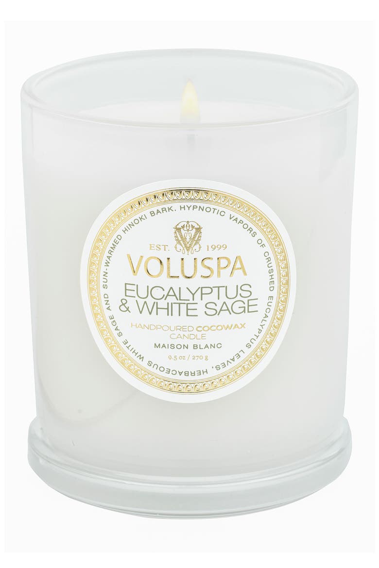 Eucalyptus & White Sage Boxed Classic Candle, Alternate, color, EUCALYPTUS
