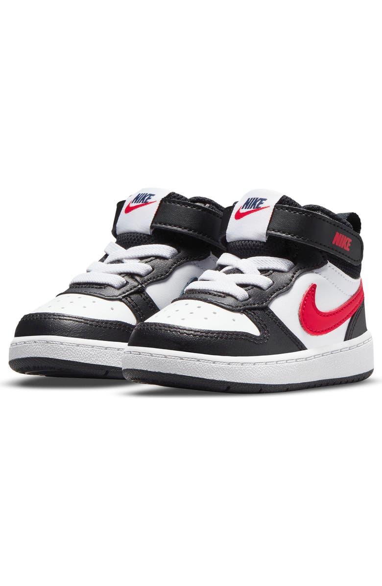 Nike Court Borough High Top Sneaker, Main, color, 161 White/Unvred