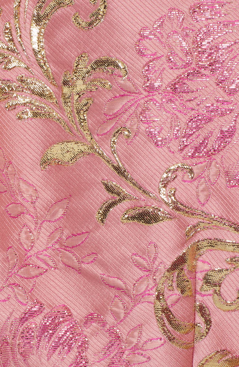 Dolce&Gabbana Metallic Brocade Midi Dress, Alternate, color, 