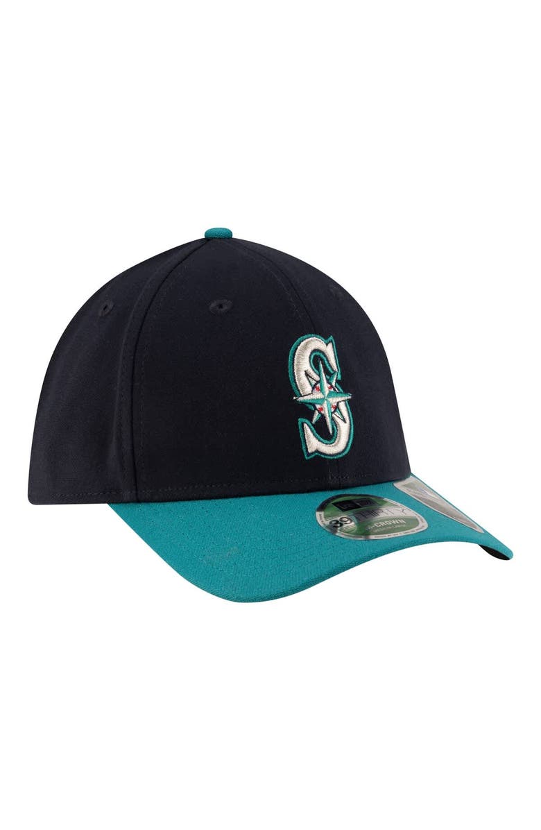 New Era Men's New Era  Navy Seattle Mariners Alternate Player Replica 39THIRTY M-Crown Flex Hat, Alternate, color, Navy