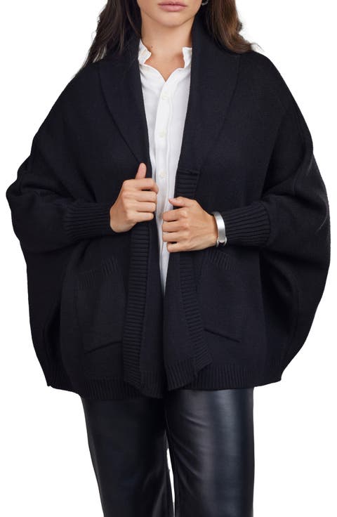 Shawl Rib Knit Cardigan