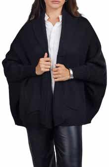 SAACHI Shawl Rib Knit Cardigan