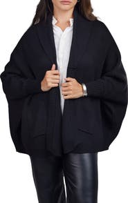 SAACHI Shawl Rib Knit Cardigan