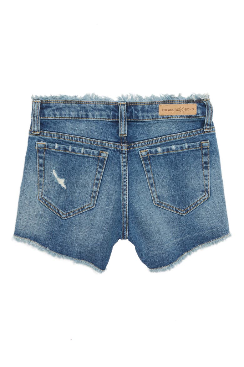 Festival Distressed Cutoff Denim Shorts, Alternate, color, FESTIVAL WASH