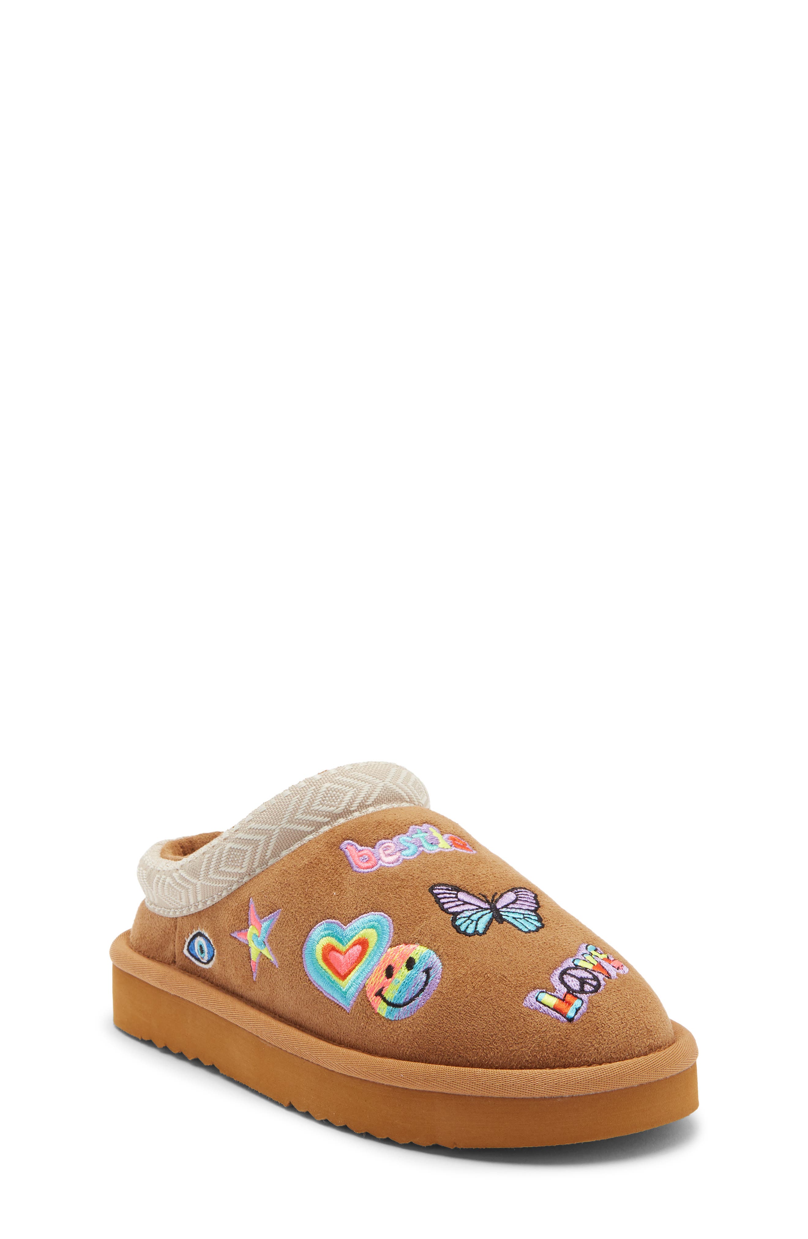 Kids' Jslushy Scuff Slipper, Main, color, COGNAC MULTI