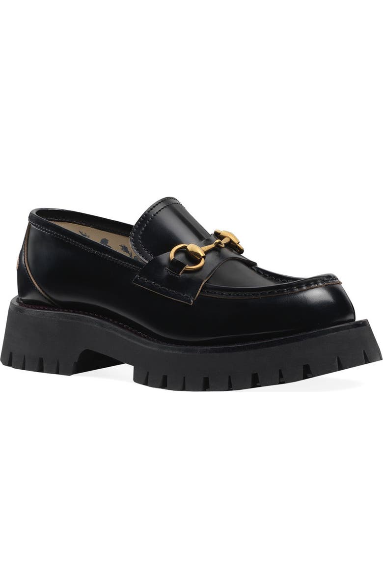 Gucci Harald Horsebit Platform Loafer, Main, color,