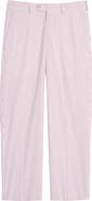Berle Flat Front Seersucker Pants