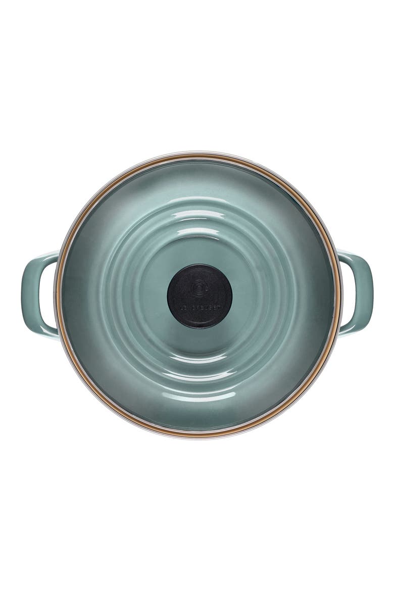 8-Quart Enameled Steel Stockpot, Alternate, color, OYSTER