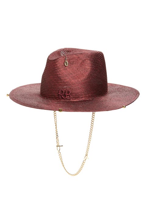Straw Fedora Hat