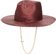 Ruslan Baginskiy Straw Fedora Hat