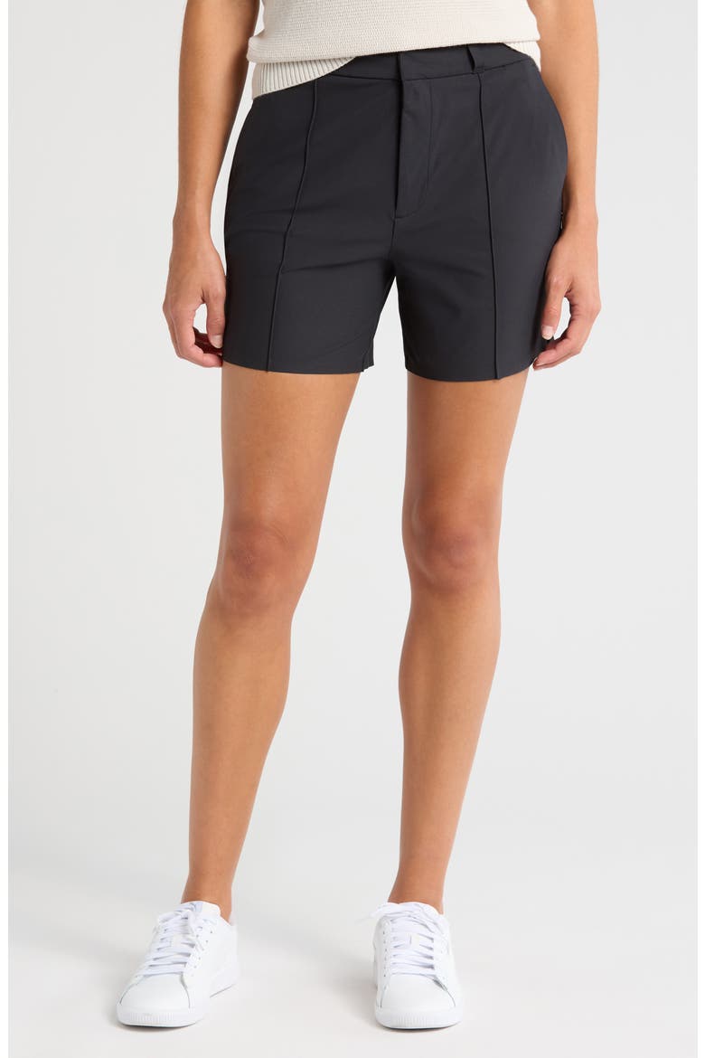 Birdie Golf Trouser Shorts, Main, color, BLACK