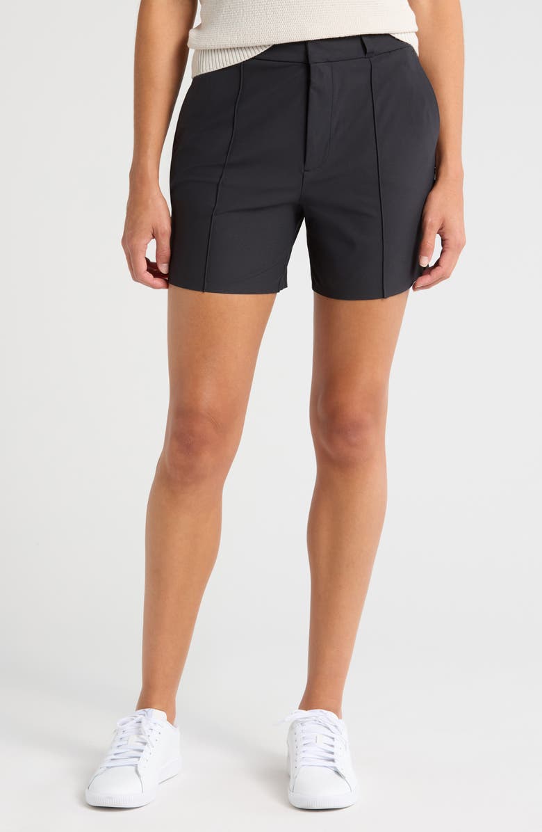 Rhone Birdie Golf Trouser Shorts, Main, color, Black