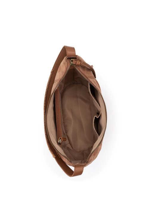 The Sak Sequoia Hobo Leather Bag In Brown